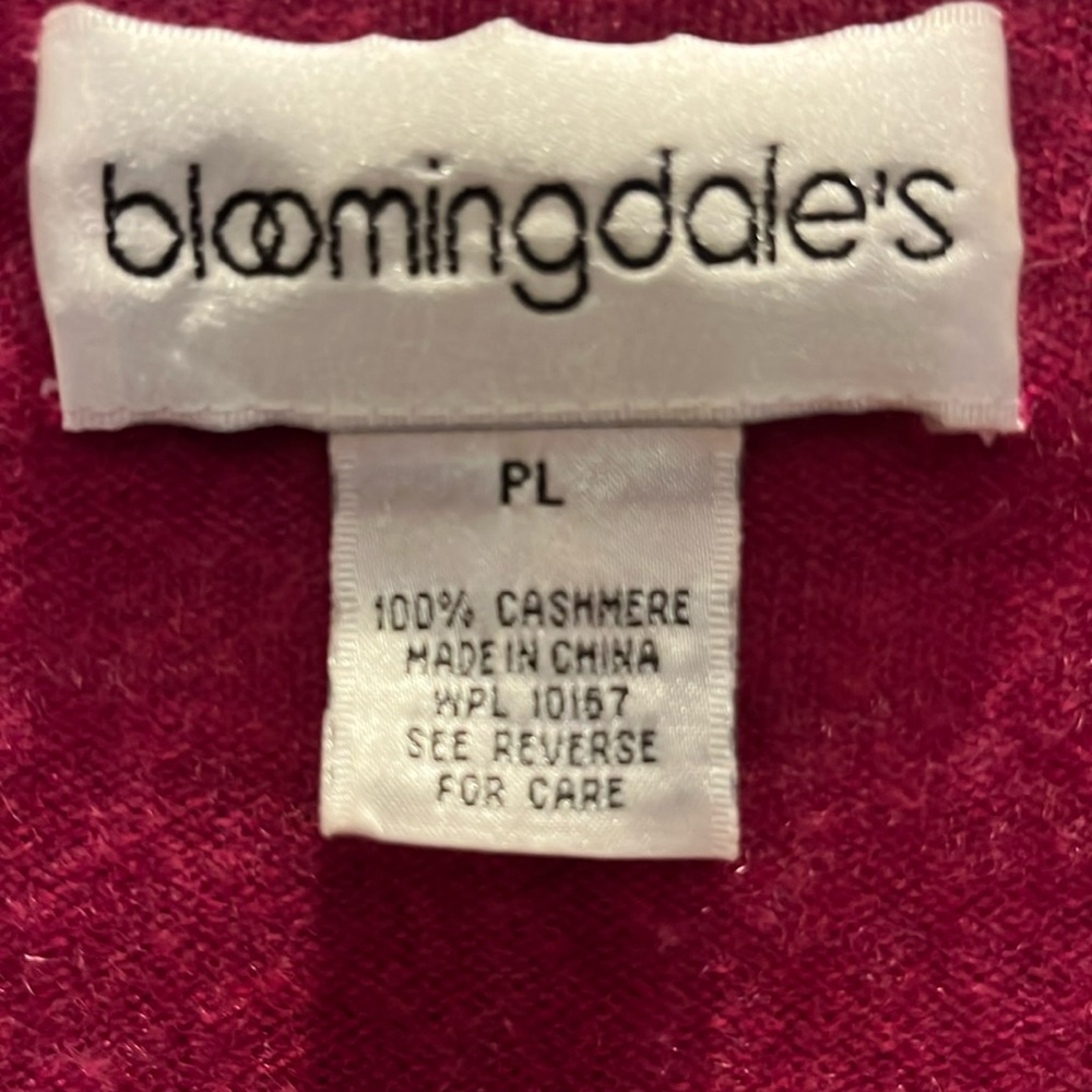 100% cashmere sweater